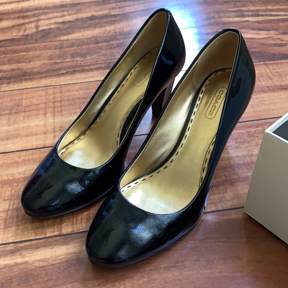 💫RARE💫 Coach Patent Leather Heels